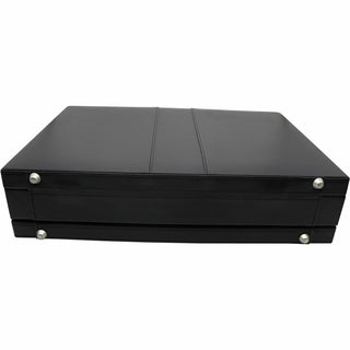 NuSparc Carrying Case (Attache) Document, Paper, Business Card, Pen - Black - Vinyl Body - 12.5" Height x 17.5" Width x 4" Depth - 1 Each