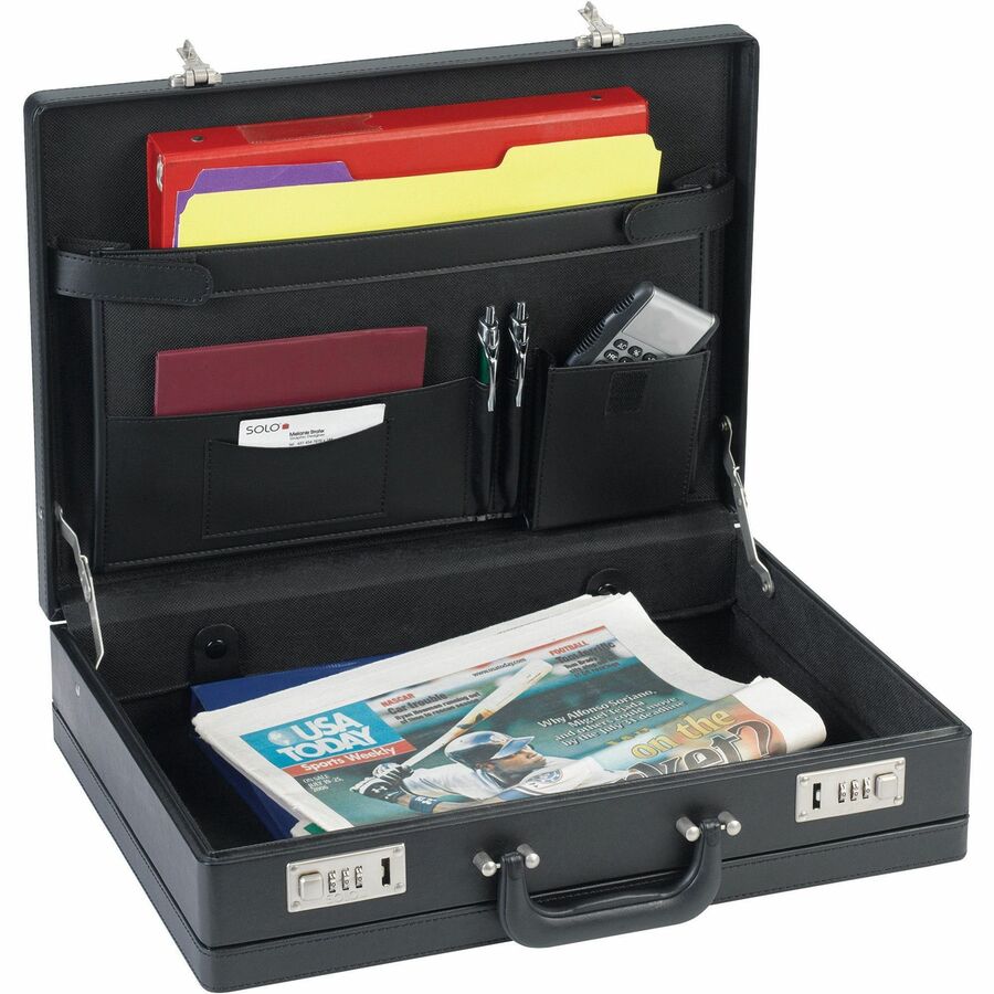 nusparc-carrying-case-attache-document-paper-business-card-pen-black-vinyl-body-125-height-x-175-width-x-4-depth-1-each_nprbc100zzbk - 2