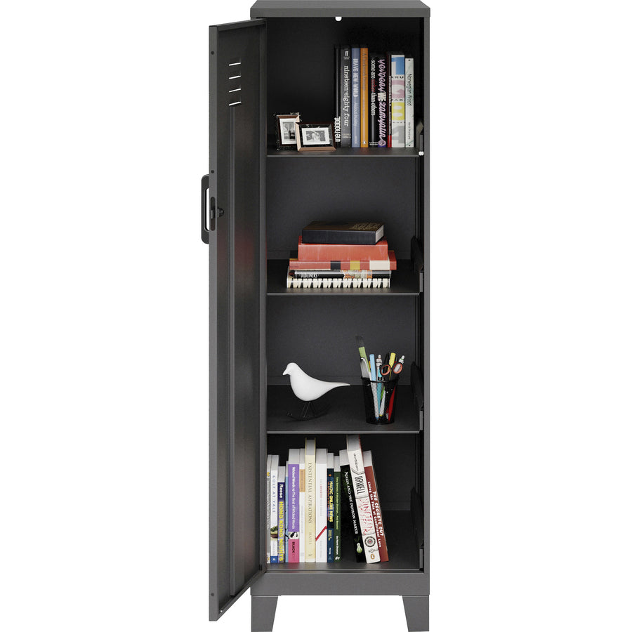 nusparc-personal-locker-4-shelves-for-office-home-sport-equipments-toy-game-classroom-playroom-basement-garage-overall-size-533-x-142-x-18-black-steel-taa-compliant_nprsl418zzbk - 4