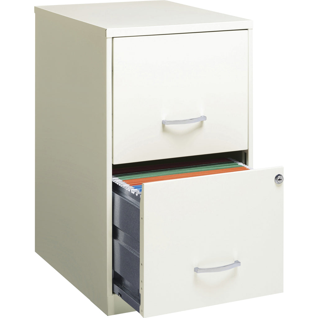 nusparc-file-cabinet-142-x-18-x-245-2-x-drawers-for-file-letter-vertical-locking-drawer-glide-suspension-nonporous-surface-white-baked-enamel-steel-recycled_nprvf218aawe - 4