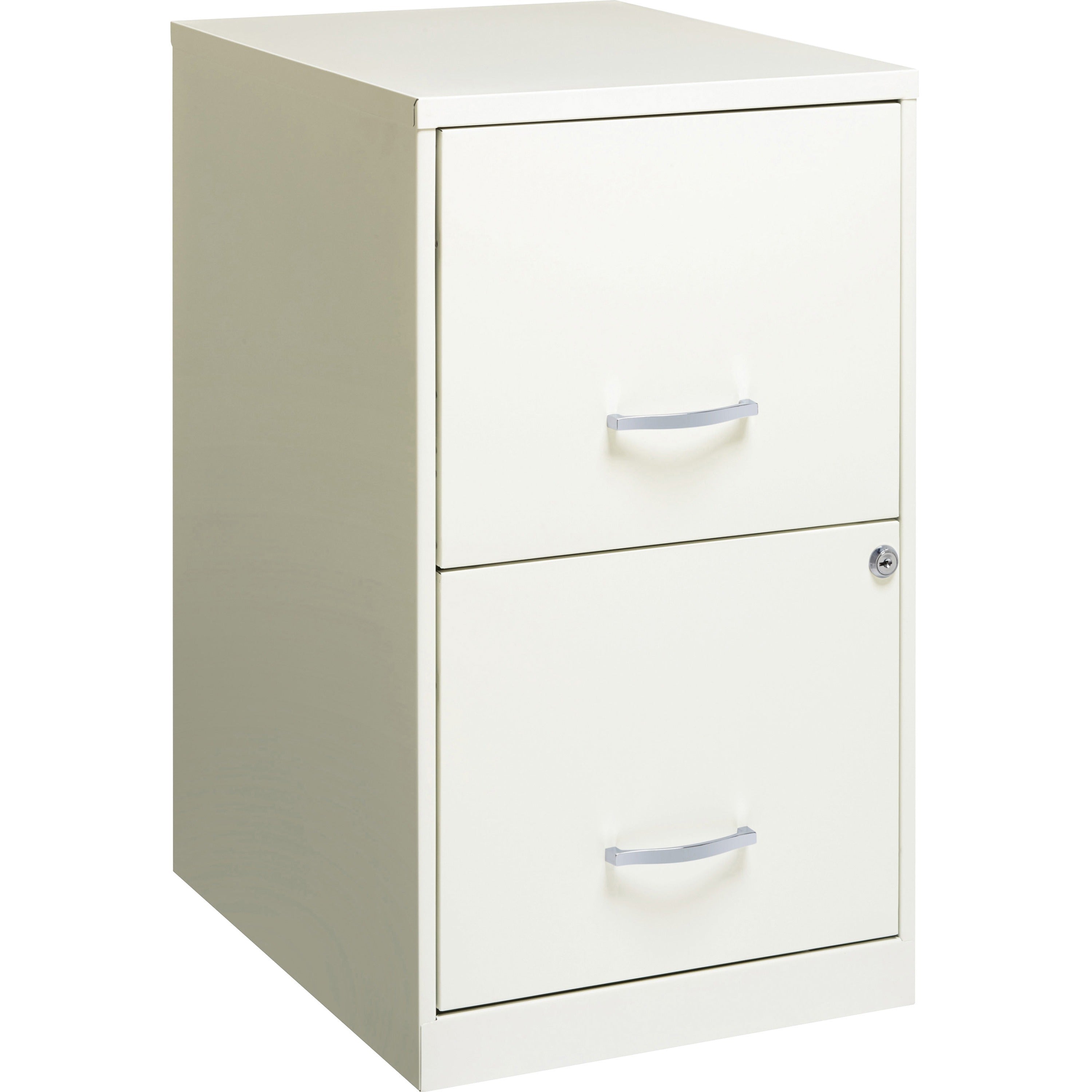nusparc-file-cabinet-142-x-18-x-245-2-x-drawers-for-file-letter-vertical-locking-drawer-glide-suspension-nonporous-surface-white-baked-enamel-steel-recycled_nprvf218aawe - 1