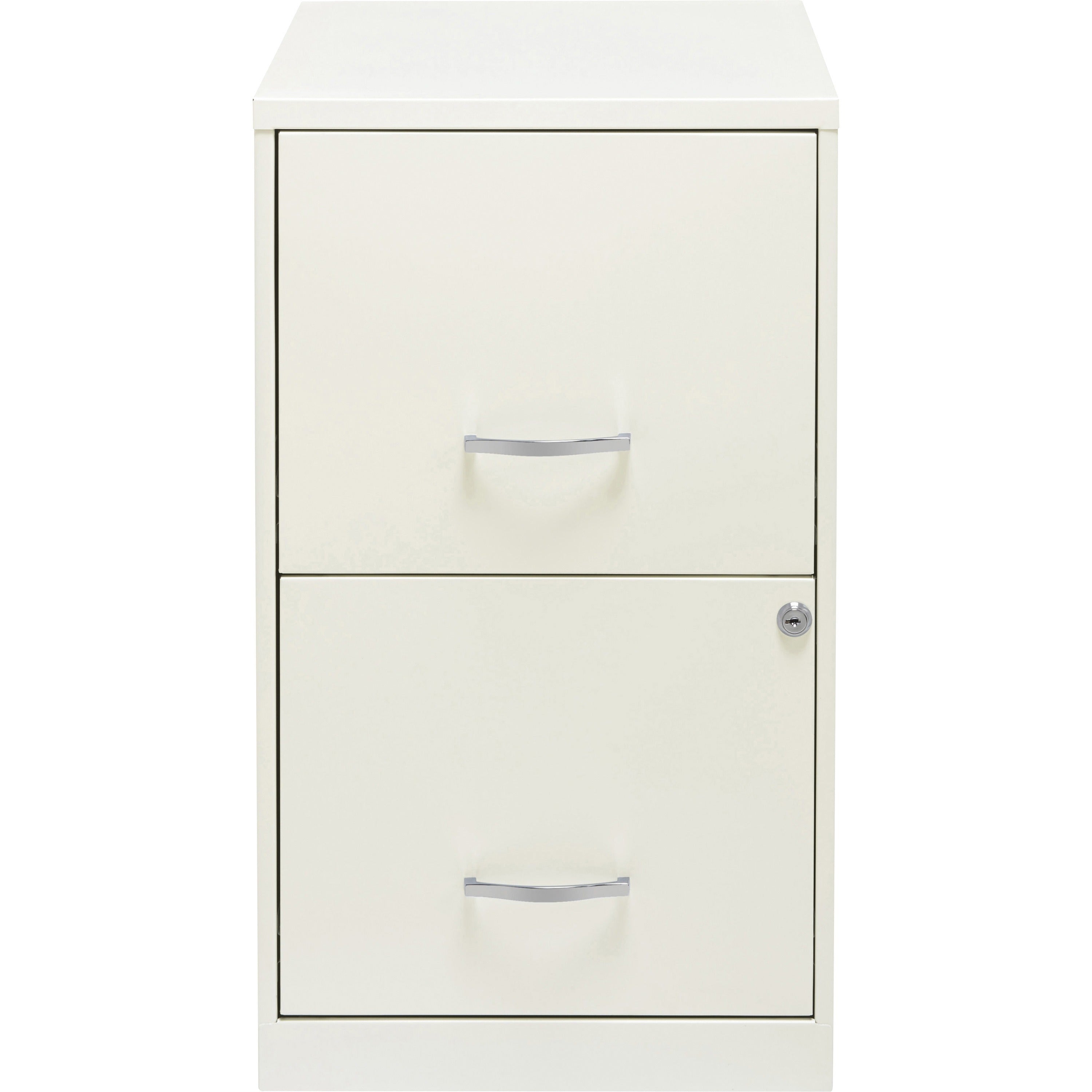 nusparc-file-cabinet-142-x-18-x-245-2-x-drawers-for-file-letter-vertical-locking-drawer-glide-suspension-nonporous-surface-white-baked-enamel-steel-recycled_nprvf218aawe - 2