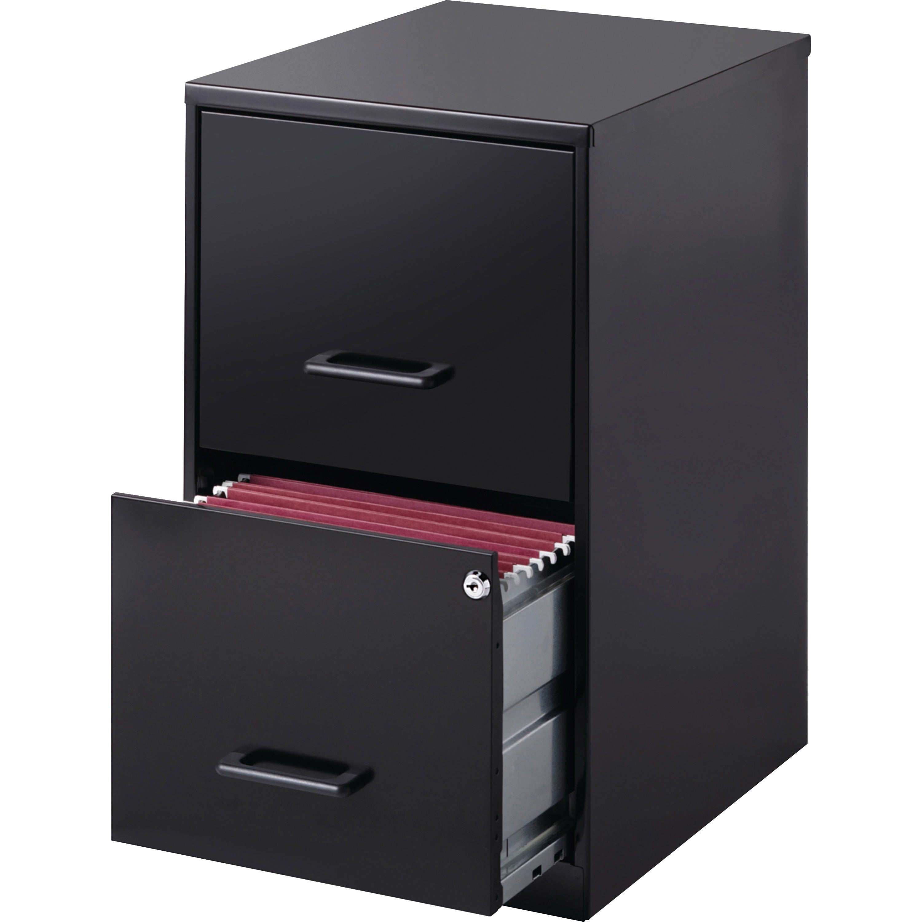 nusparc-file-cabinet-142-x-18-x-245-2-x-drawers-for-file-letter-vertical-locking-drawer-glide-suspension-nonporous-surface-black-baked-enamel-steel-recycled_nprvf218aabk - 3