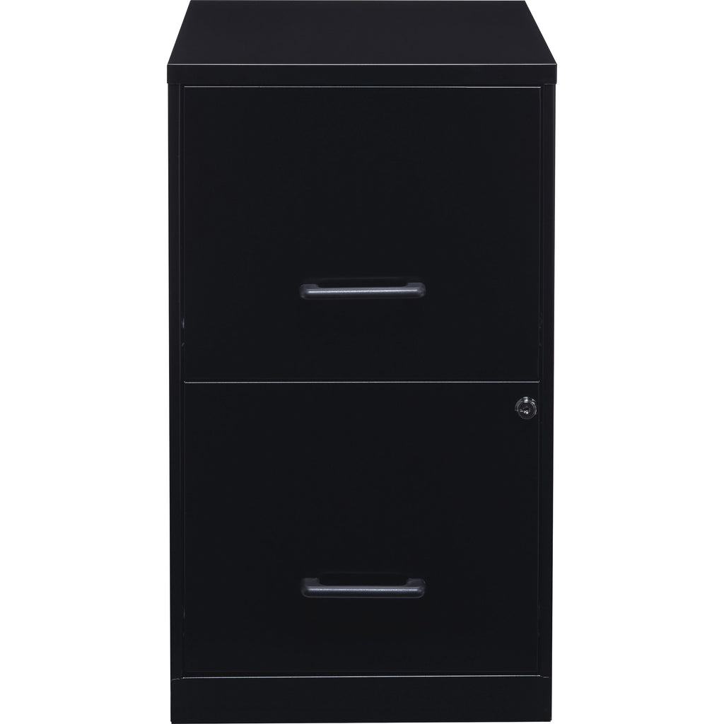 nusparc-file-cabinet-142-x-18-x-245-2-x-drawers-for-file-letter-vertical-locking-drawer-glide-suspension-nonporous-surface-black-baked-enamel-steel-recycled_nprvf218aabk - 2