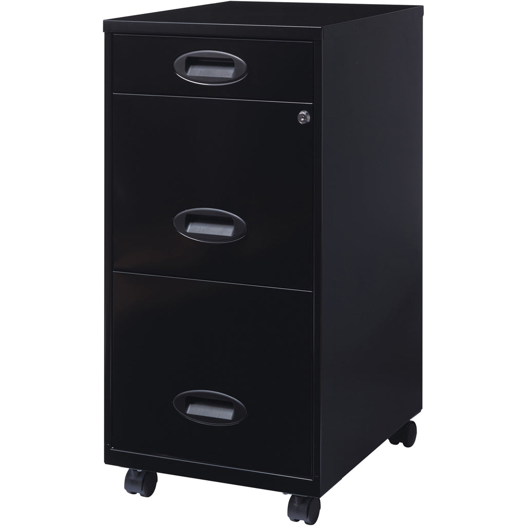 nusparc-file-cabinet-142-x-18-x-295-3-x-drawers-for-pencil-file-letter-vertical-mobility-glide-suspension-drawer-extension-anti-tip-lockable-wheels-nonporous-surface-black-painted-steel-recycled_nprvf318embk - 3