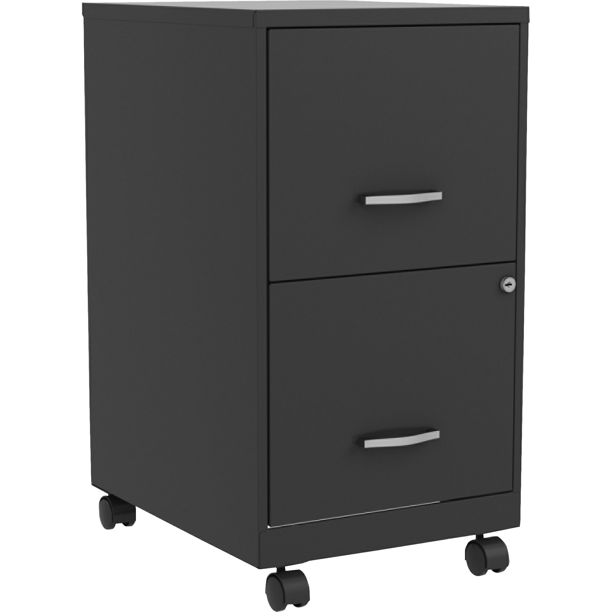 nusparc-mobile-file-cabinet-142-x-18-x-265-for-file-letter-mobility-locking-drawer-glide-suspension-3-4-drawer-extension-cam-lock-nonporous-surface-black-painted-steel-steel-recycled_nprvf218ambk - 1