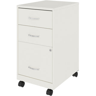 nusparc-3-drawer-organizer-metal-file-cabinet-142-x-18-x-267-3-x-drawers-for-file-box-letter-glide-suspension-3-4-drawer-extension-anti-tip-lockable-mobility-white-metal-recycled_nprvf318cmwe - 3