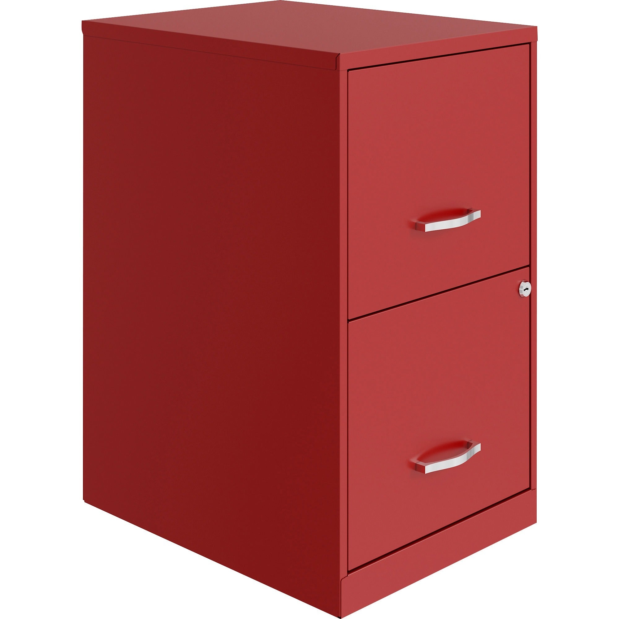 nusparc-file-cabinet-142-x-18-x-245-2-x-drawers-for-file-letter-vertical-locking-drawer-glide-suspension-nonporous-surface-red-baked-enamel-steel-recycled_nprvf218aard - 1