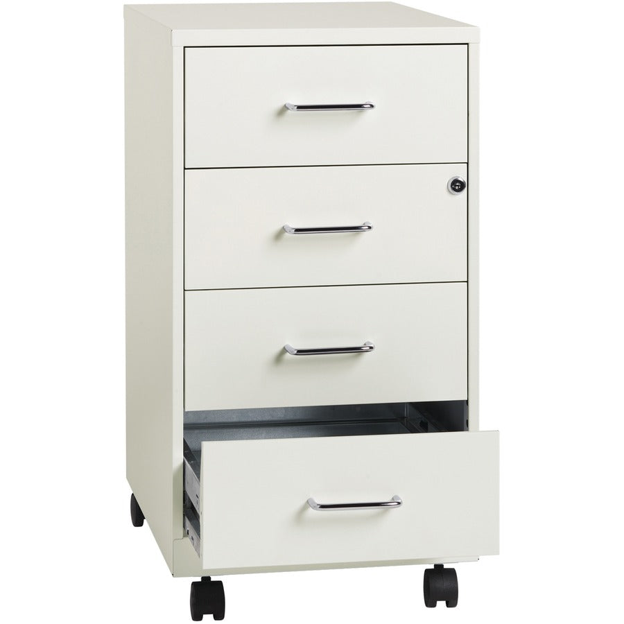 nusparc-mobile-storage-cabinet-142-x-18-x-265-4-x-drawers-letter-legal-mobility-glide-suspension-anti-tip-nonporous-surface-cam-lock-3-4-drawer-extension-white-painted-steel-recycled_nprvf418dmwe - 7