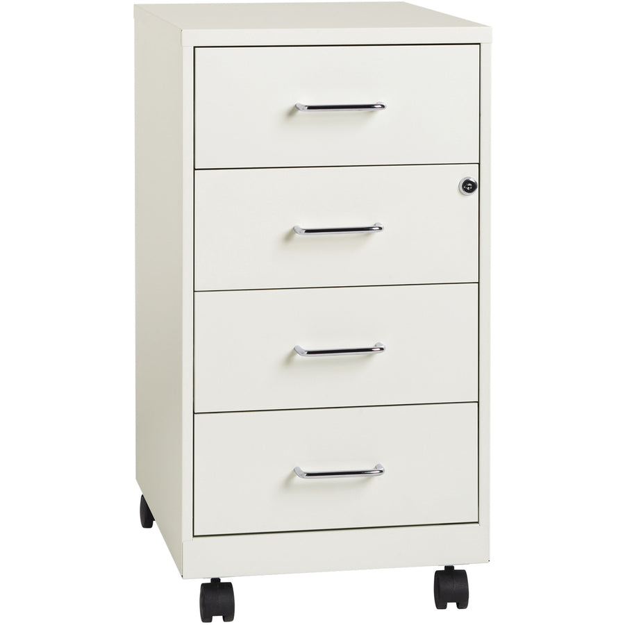 nusparc-mobile-storage-cabinet-142-x-18-x-265-4-x-drawers-letter-legal-mobility-glide-suspension-anti-tip-nonporous-surface-cam-lock-3-4-drawer-extension-white-painted-steel-recycled_nprvf418dmwe - 6