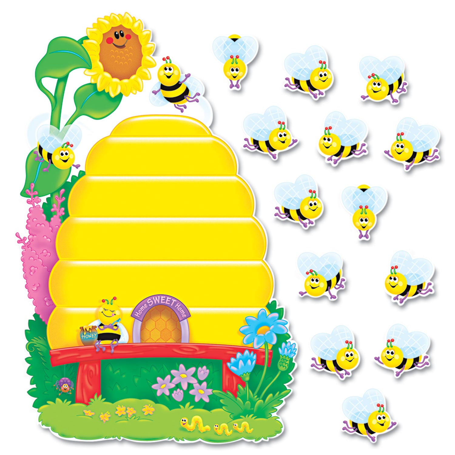 Busy Bees Job Chart Plus Bulletin Board Set 18.25" x 17.5", 38 Pieces - 