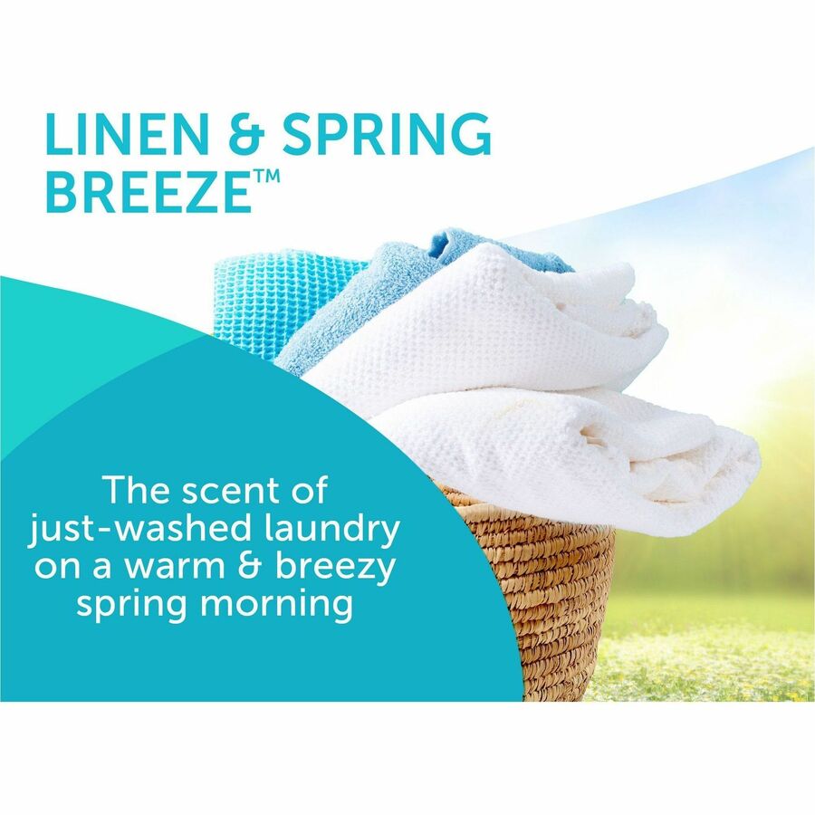 Bright Air Super Odor Eliminator Air Freshener - 14 fl oz (0.4 quart) - Linen & Spring Breeze - 90 Day - 1 Each - Cruelty-free, Phthalate-free, Triclosan-free, BHT Free