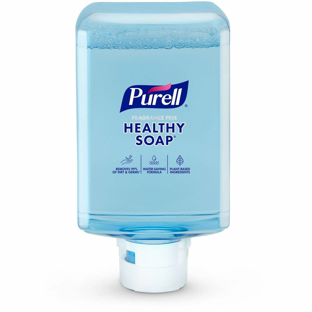 PURELL ES10 Healthy Soap Clean Release Foam - 40.6 fl oz (1200 mL) - Touchless Dispenser - Kill Germs, Dirt Remover - Hand - Antibacterial - Clear - Refillable, Fragrance-free, Non-irritating, Preservative-free - 2 / Carton