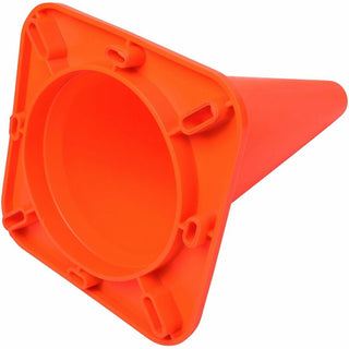 Tatco 18" Traffic Cone - 1 Each - Sturdy - Polyvinyl Chloride (PVC) - Orange