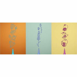 Paper Mate Flair Scented Pens - Medium Pen Point - 0.7 mm Pen Point Size - 6 / Pack