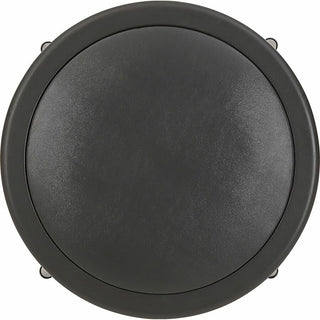 Lorell Metal Shop Stool - Vinyl Seat - Light Gray - Metal - 1 Each