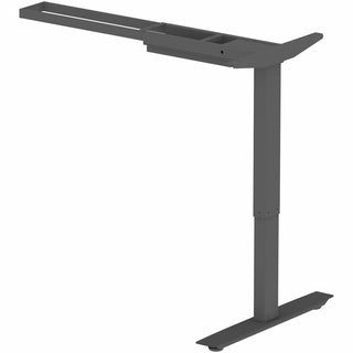 Lorell Sit-Stand 3rd-Leg Base - Black Base - 275 lb Capacity - 45" Height x 51.60" Width x 26.40" Depth - Assembly Required - 1 Each