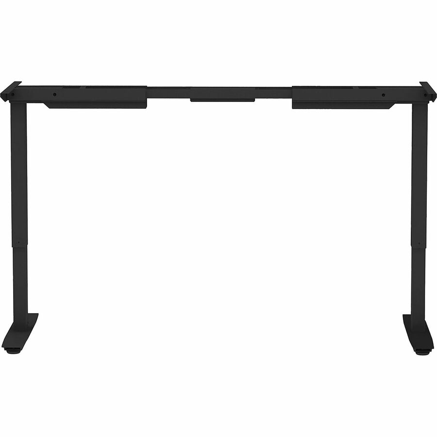 Lorell Sit-to-Stand Two-Tier Base - Black Two-tier Base - 275 lb Capacity - 45.10" Height - Assembly Required - 1 Each