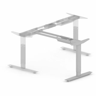 Lorell Sit-Stand 3rd-Leg Base - Silver Base - 275 lb Capacity - 45" Height x 51.60" Width x 26.40" Depth - Assembly Required - 1 Each