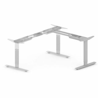 Lorell Sit-Stand 3rd-Leg Base - Silver Base - 275 lb Capacity - 45" Height x 51.60" Width x 26.40" Depth - Assembly Required - 1 Each