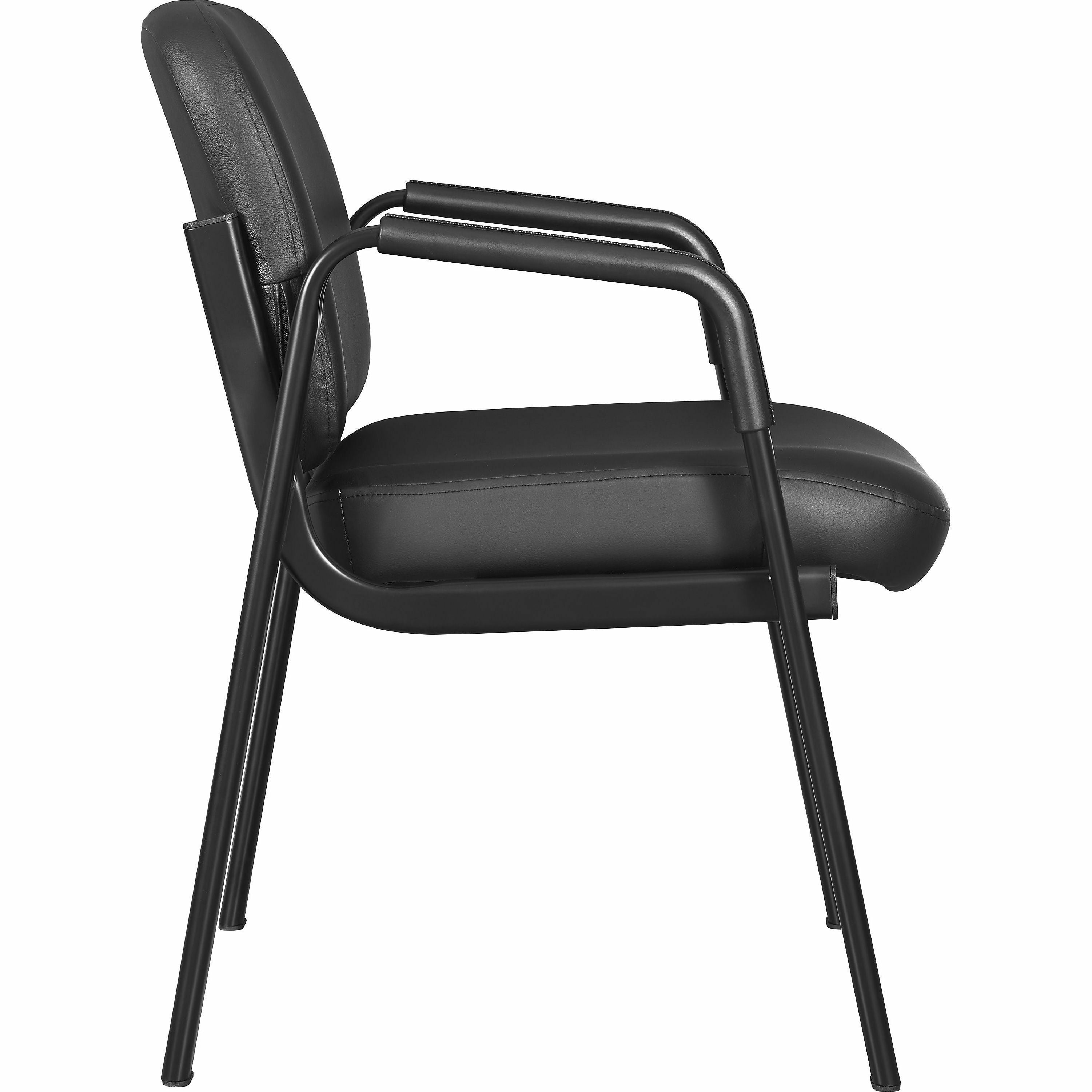 CHAIR;GUEST;4LEG;W/ARM;LTHR - 5