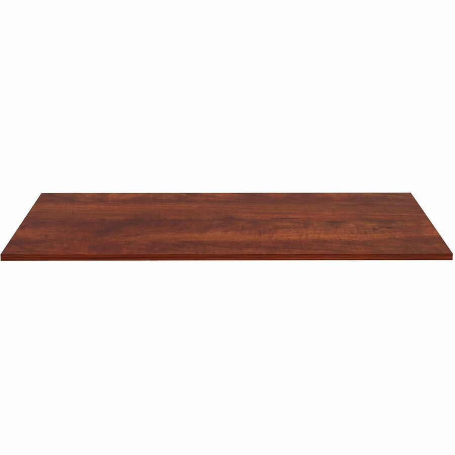 Lorell Multipurpose Tabletop - 30" x 66" x 1" - Band Edge - Cherry, Laminate Table Top - For Conference Table, Office