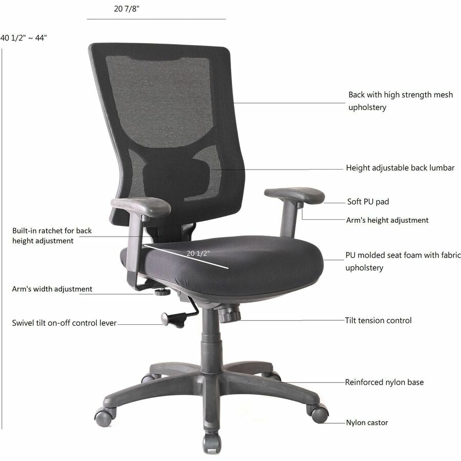 CHAIR;HBACK;SWVL/TILT;MESH - 6