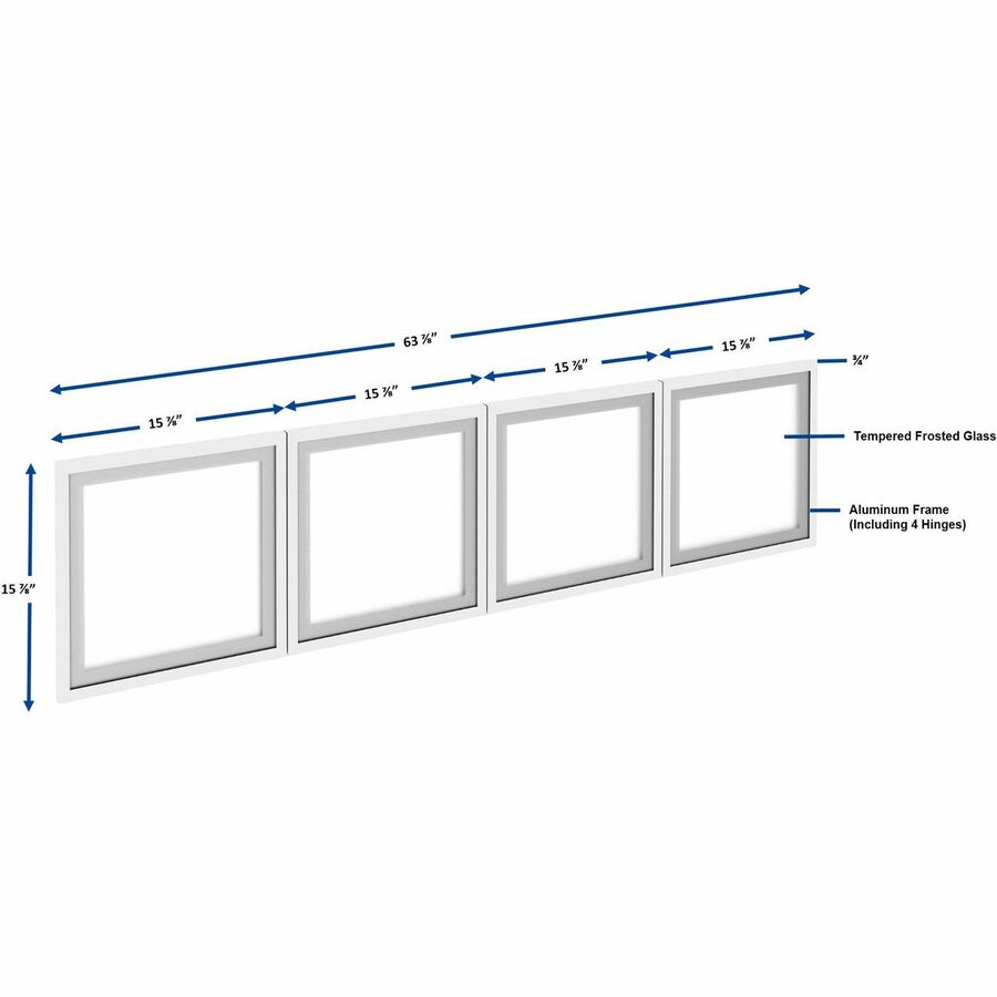 DOORS;F/66" HUTCH;GLASS - 7