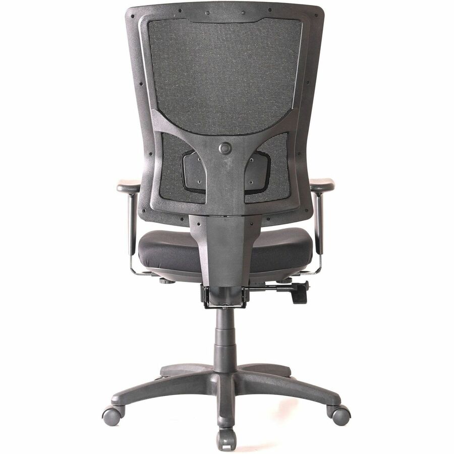 Lorell Conjure High-Back Office Chair - Fabric Seat - High Back - Black - Armrest - 1 Each