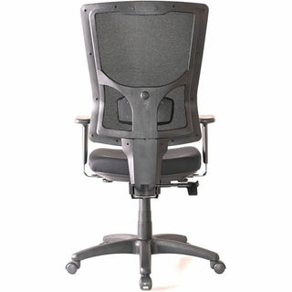 Lorell Conjure High-Back Office Chair - Fabric Seat - High Back - Black - Armrest - 1 Each