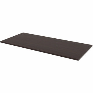 Lorell Multipurpose Tabletop - 30" x 66" x 1" - Band Edge - Espresso, Laminate Table Top - For Conference Table, Office