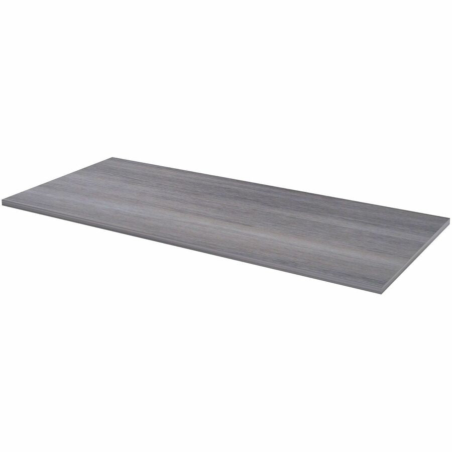 Lorell Multipurpose Tabletop - 30" x 66" x 1" - Band Edge - Weathered Charcoal, Laminate Table Top - For Conference Table, Office