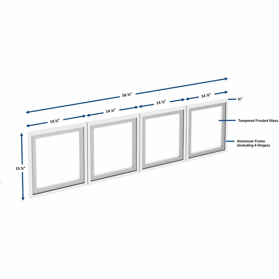 DOORS;F/60" HUTCH;GLASS - 7