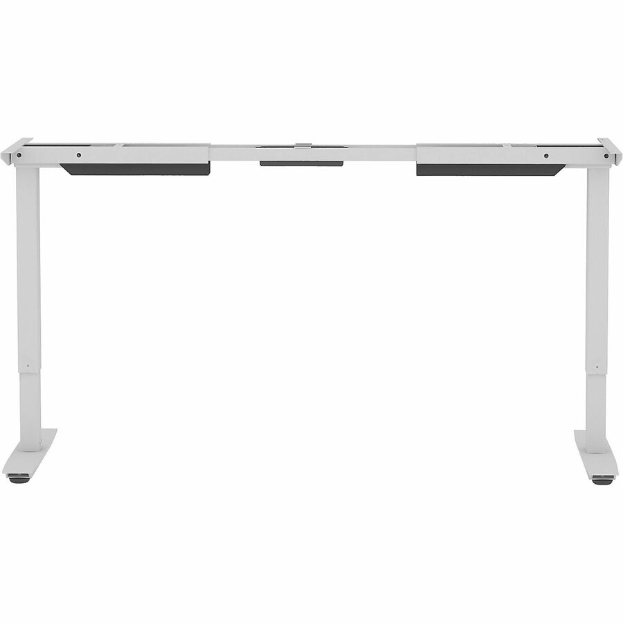 Lorell Sit-to-Stand Two-Tier Base - Silver Two-tier Base - 275 lb Capacity - 45.10" Height - Assembly Required - 1 Each