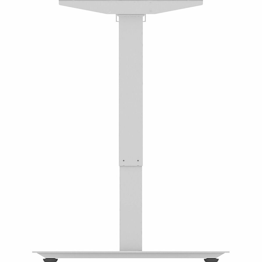 Lorell Sit-to-Stand Two-Tier Base - Silver Two-tier Base - 275 lb Capacity - 45.10" Height - Assembly Required - 1 Each