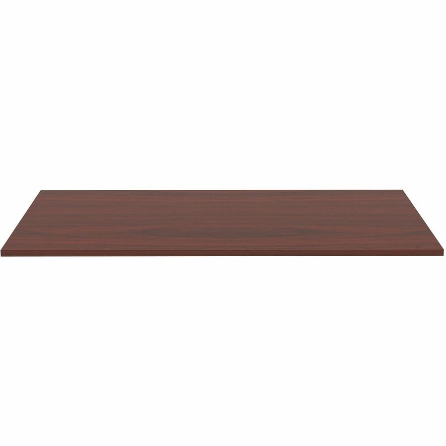 Lorell Multipurpose Tabletop - 30" x 66" x 1" - Band Edge - Mahogany, Laminate Table Top - For Conference Table, Office
