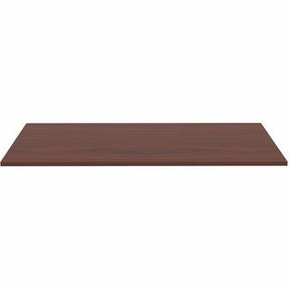 Lorell Multipurpose Tabletop - 30" x 66" x 1" - Band Edge - Mahogany, Laminate Table Top - For Conference Table, Office