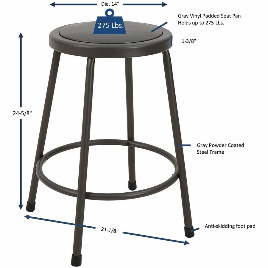 STOOL;PADDEDSEAT;24 - 6