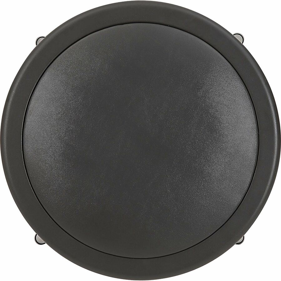 Lorell Metal Shop Stool - Vinyl Seat - Light Gray - Metal - 1 Each