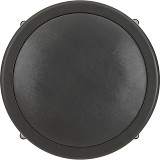 Lorell Metal Shop Stool - Vinyl Seat - Light Gray - Metal - 1 Each