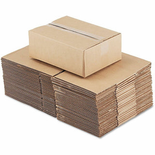 Fixed-Depth Corrugated Shipping Boxes, Regular Slotted Container (RSC), 9" x 12" x 4", Brown Kraft, 25/Bundle