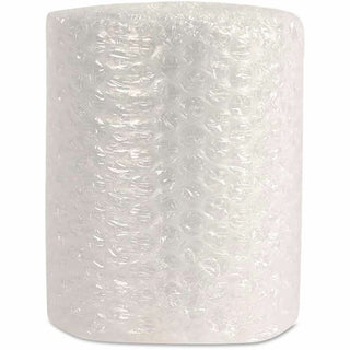 Bubble Packaging, 0.31" Thick, 12" x 30 ft, Perforated Every 12", Clear, 12/Carton