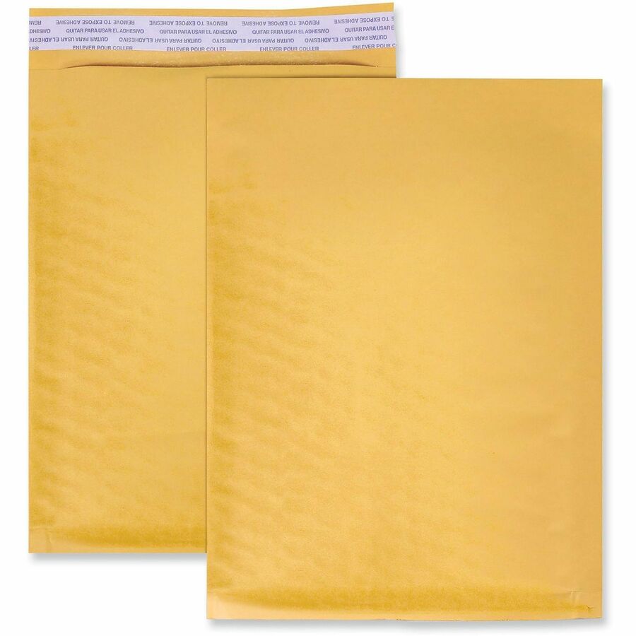 Peel Seal Strip Cushioned Mailer, #1, Extension Flap, Self-Adhesive Closure, 7.25 x 12, 25/Carton