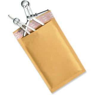 Peel Seal Strip Cushioned Mailer, #0, Extension Flap, Self-Adhesive Closure, 6 x 10, 25/Carton