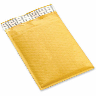Peel Seal Strip Cushioned Mailer, #0, Extension Flap, Self-Adhesive Closure, 6 x 10, 25/Carton