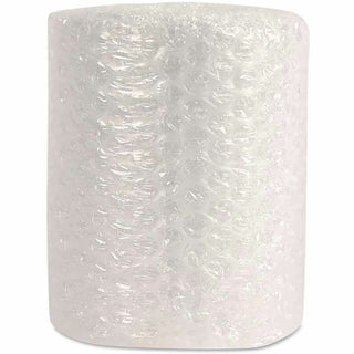 Bubble Packaging, 0.19" Thick, 12" x 10 ft, Perforated Every 12", Clear, 12/Carton
