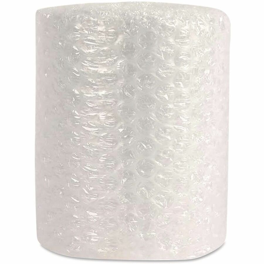 Bubble Packaging, 0.19" Thick, 12" x 10 ft, Perforated Every 12", Clear, 12/Carton