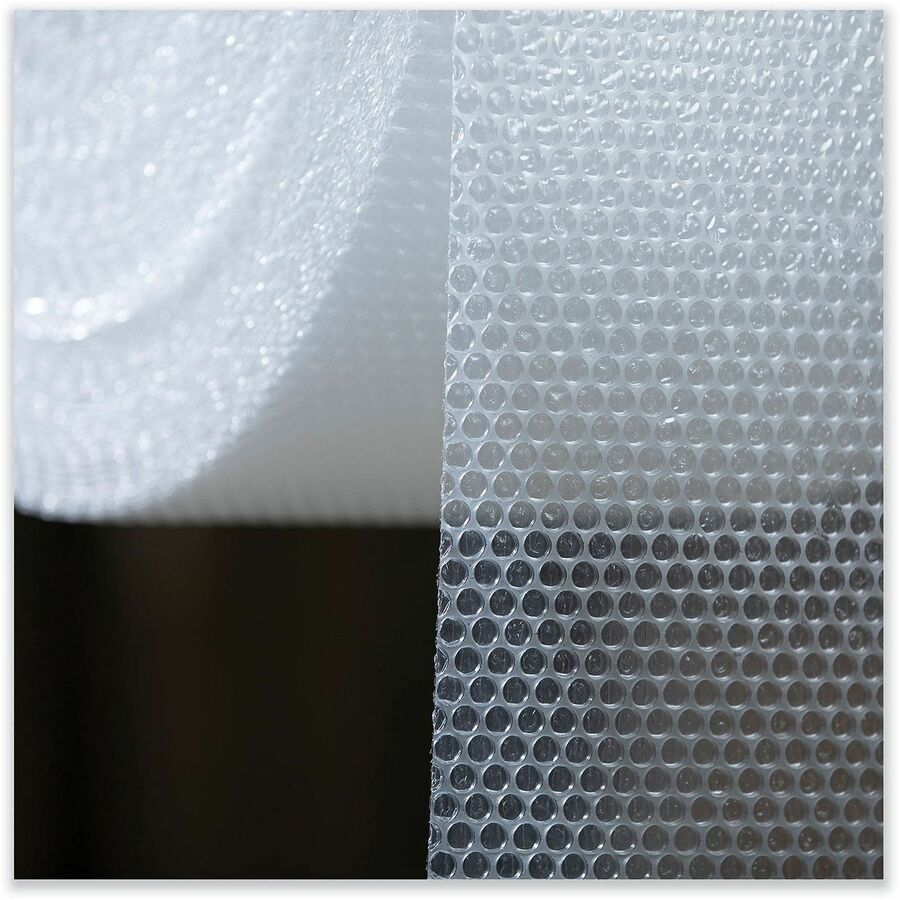 Bubble Packaging, 0.19" Thick, 12" x 200 ft, Perforated Every 12", Clear, 8/Carton