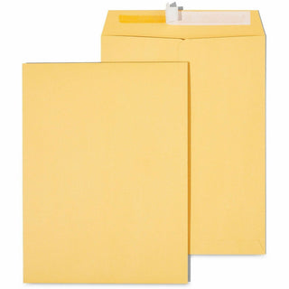 Peel Seal Strip Catalog Envelope, #10 1/2, Square Flap, Self-Adhesive Closure, 9 x 12, Natural Kraft, 100/Box