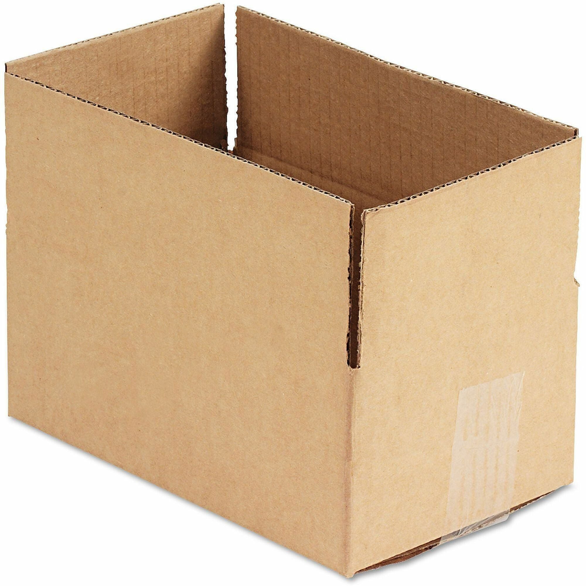 Fixed-Depth Corrugated Shipping Boxes, Regular Slotted Container (RSC), 6" x 10" x 4", Brown Kraft, 25/Bundle